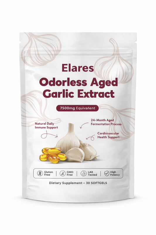Aged Garlic Extract - 7500mg Odorless Softgels